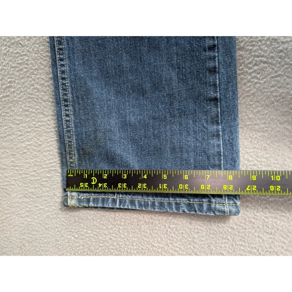 Levis 527 Men's Blue Denim Jeans Size 32x32 Straight Leg‎ Med Wash 100% Cotton